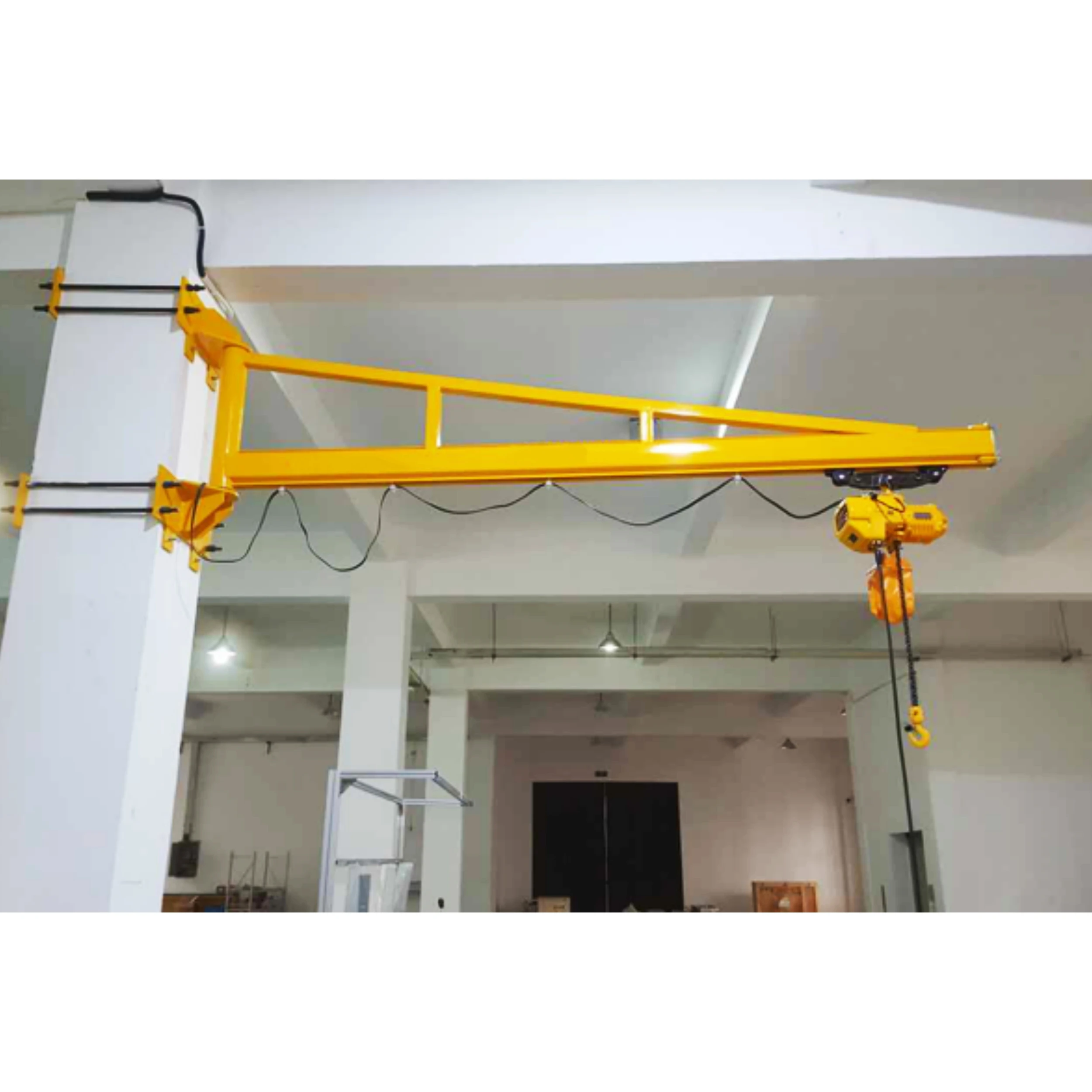 Electric Wall Mounted Rail Traveling 5t Jib Crane for Workshop Design Calculation
