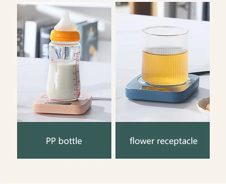 YAOJI 2024 Warmer Smart Thermostatic Cup Coaster Heating Mat Pad Desktop Intelligent Usb Cup Heater Coffee Milk Tea