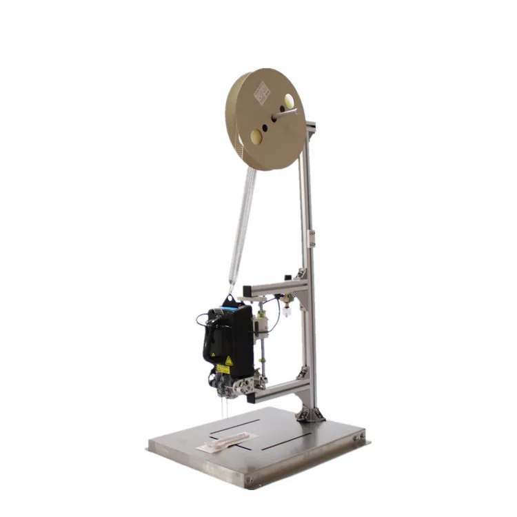 Высококачественная машина для изготовления этикеток из эластичного степлера с двумя иглами