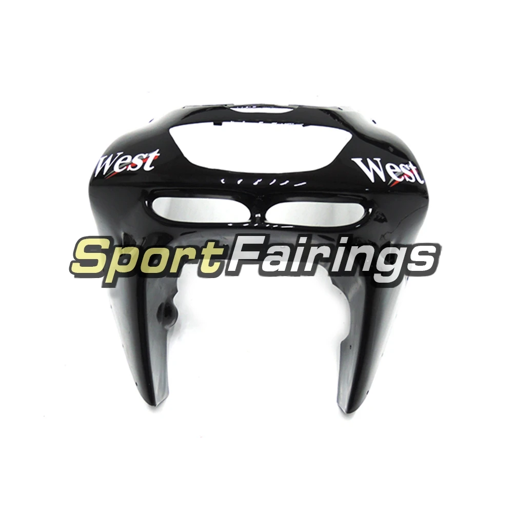  Sportbike полный комплект обтекателей подходит для Kawasaki ZX9R 1994 1995 1996 1997 ZX-9R 94-97 ABS пластик Кузов-Черный Белый ЗАПАД