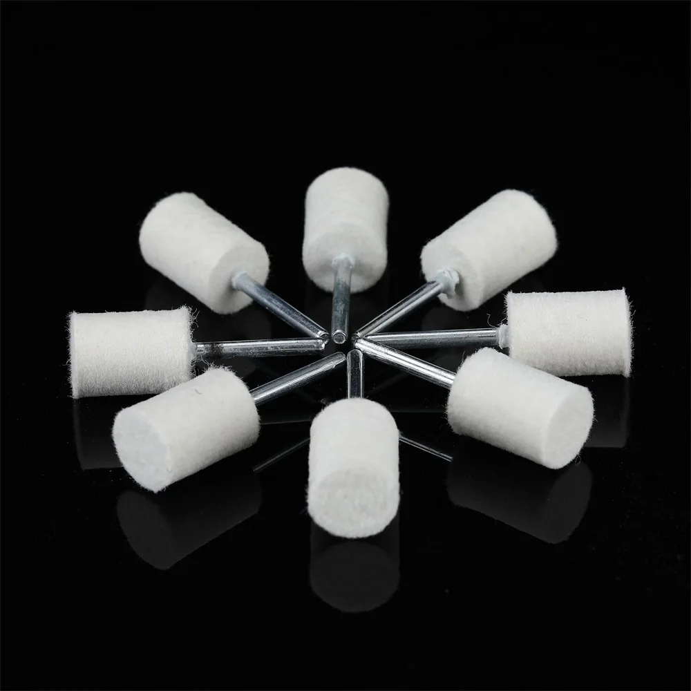 Hard Wool Felt Grinding Head Abrasive felt wheel sanding head
