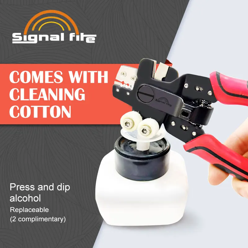 4 in 1 multi-functional optical fiber stripper wire stripping pliers cleaning cotton scissors