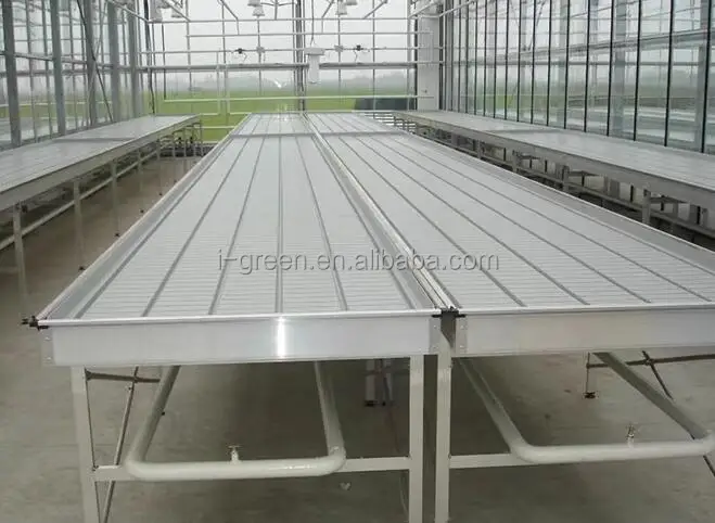 flow rolling bench growing table for greenhouse greenhouse aluminum alloy rolling bench