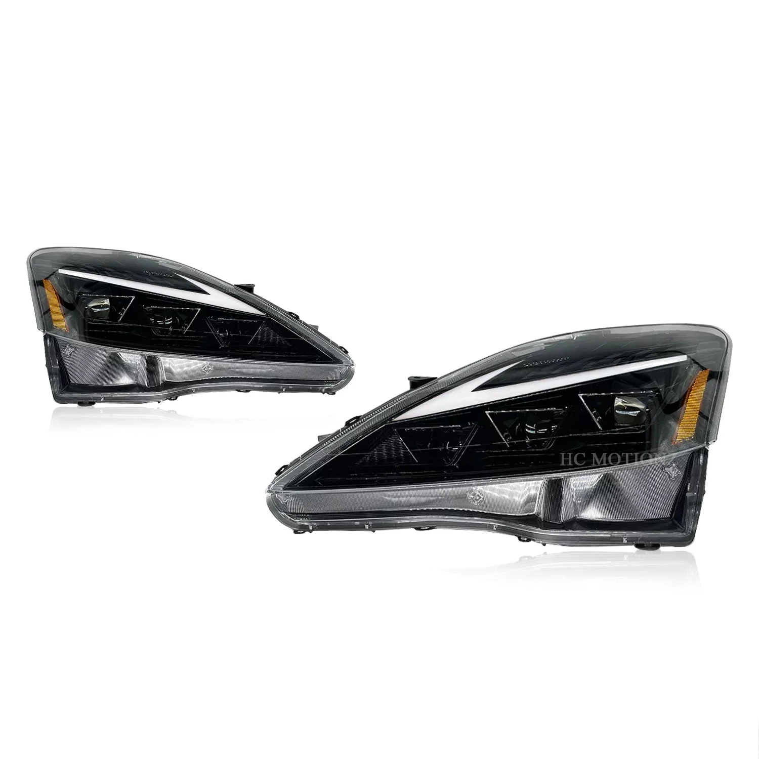 HCmotion Wholesales Start UP Animation DRL IS350 C ISF IS 220d Front Head Lights 2006-2013 LED Head Lamp For Lexus IS250