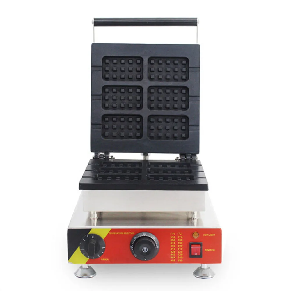
commercial industrial rectangle waffle maker/waffle machine 