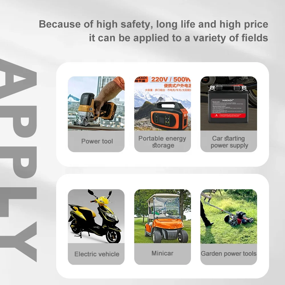 HAKADI 18650 NA ION 3V 1300mah 20C 26ah Sodium Battery sib Rechargeable Electric Scooter OEM/ODM LOGO