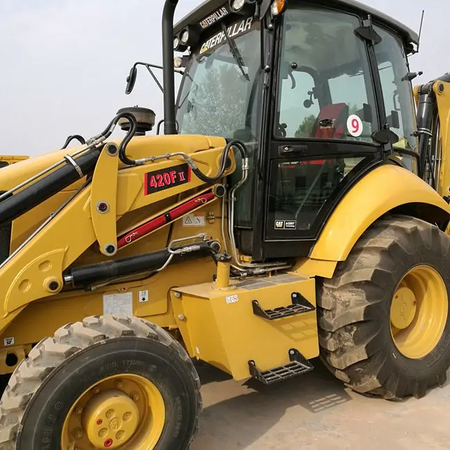  Подержанный экскаватор-погрузчик CAT 430F 420F по низкой