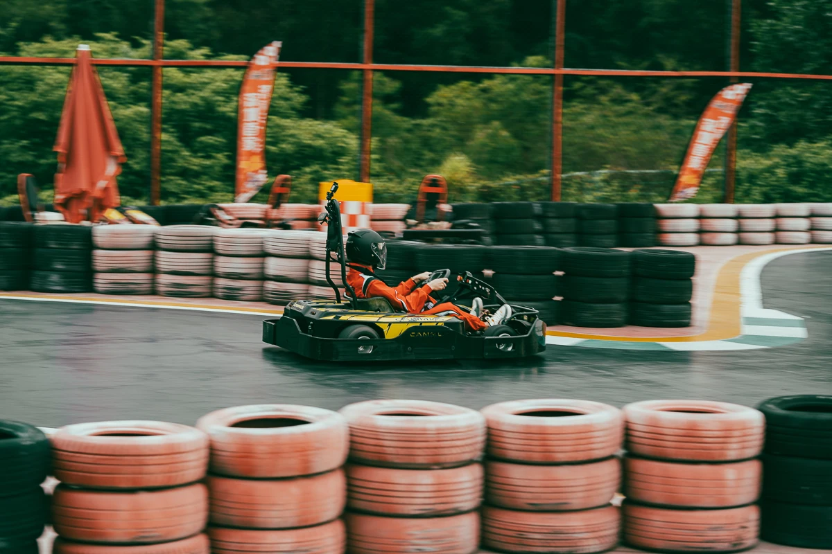 Cammus 2022 High Torque Karting Max Speed 50km/h Junior Version Electric Racing Go Kart For Teenage