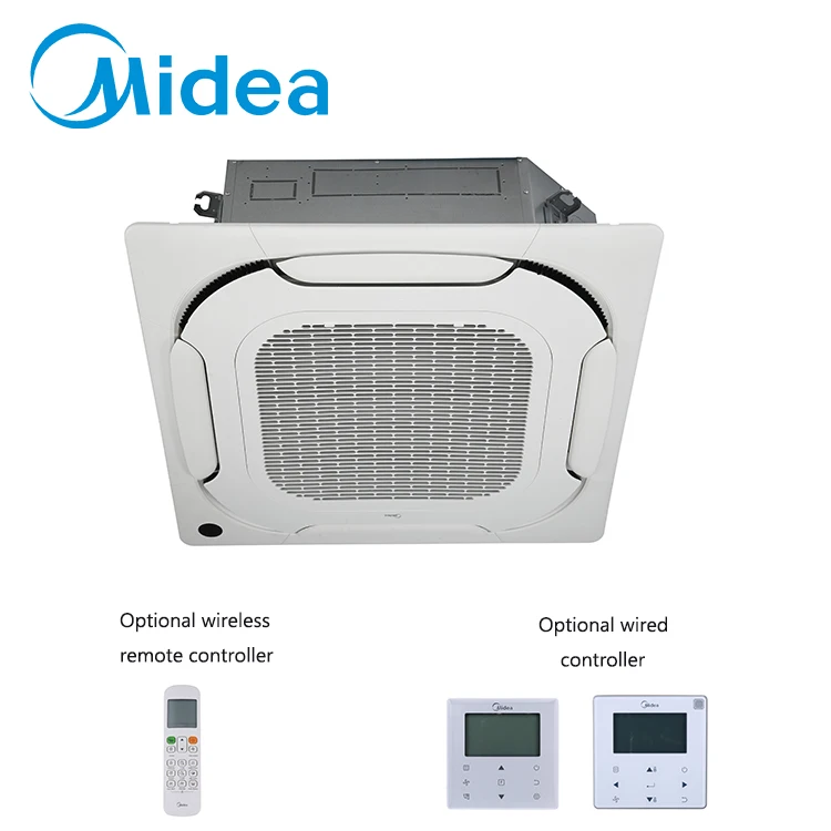 Midea aircond dc series 5.6kw smart health indoor china supplier vrf system industrial ceiling cassette air conditioner