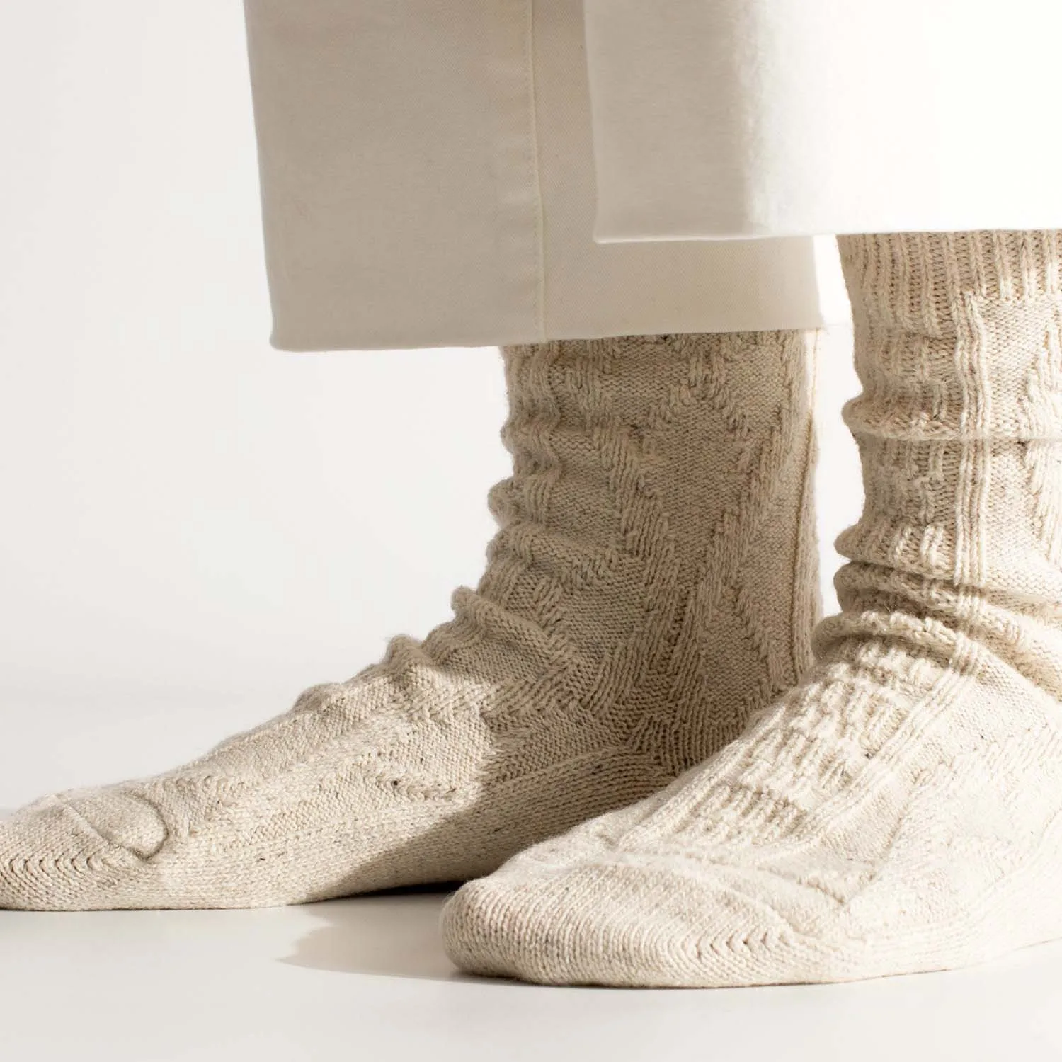 High quality custom jacquard cashmere solid color unisex knitted sock