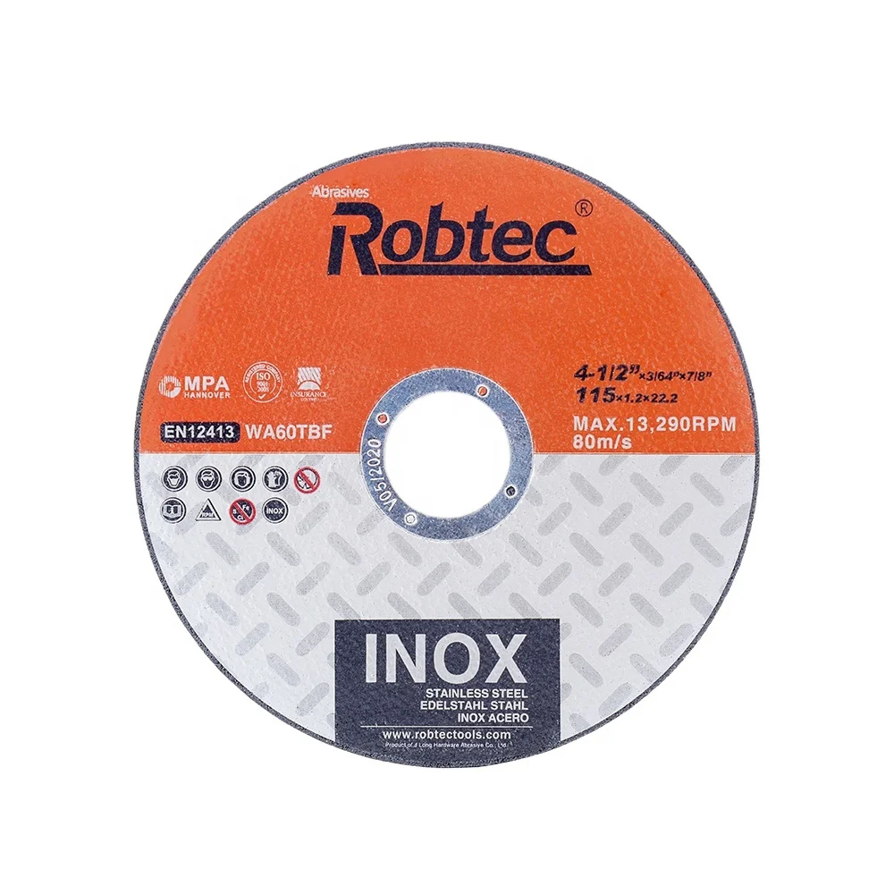 
Robtec High Quality Depressed Centre Discs/ Cut-off Wheels Abrasivs Cut Off Wheel/Cutting Wheel 