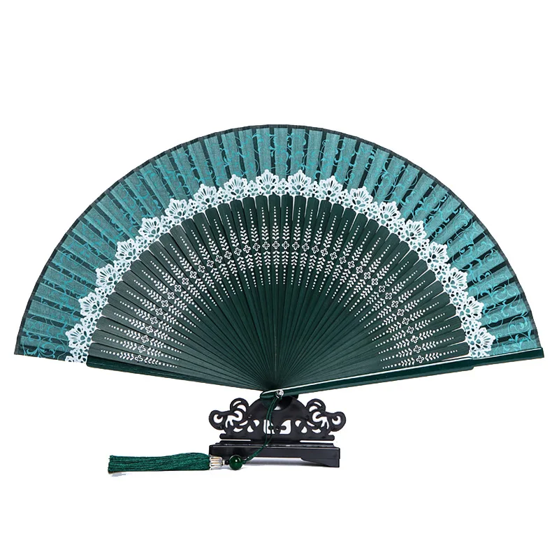 
Professional Manufacture Cheap Silk Hand Handheld Folding Fans 