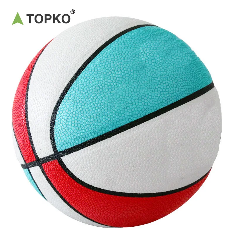 TOPKO TPU Soft surface rubber liner Basketball Made for Indoor and Outdoor Basketball Games 24.5CM Diameter Basketballs