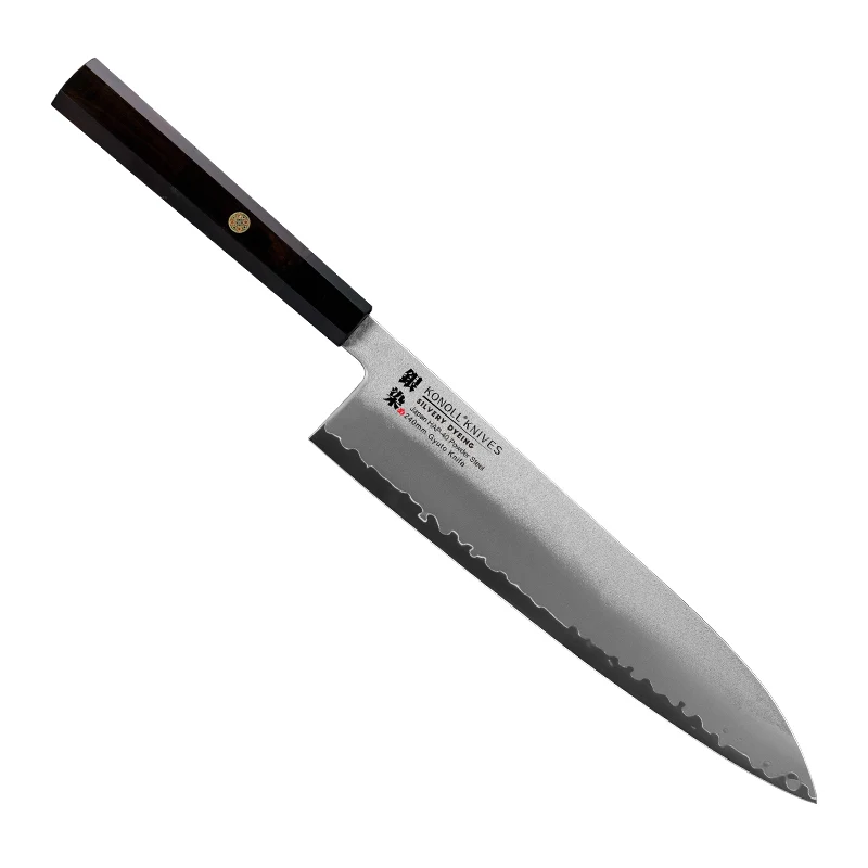 240mm Japanese HAP-40 steel 3 Layers Composite Steel Gyuto knife Ebony  Handle Kitchen Chef knife