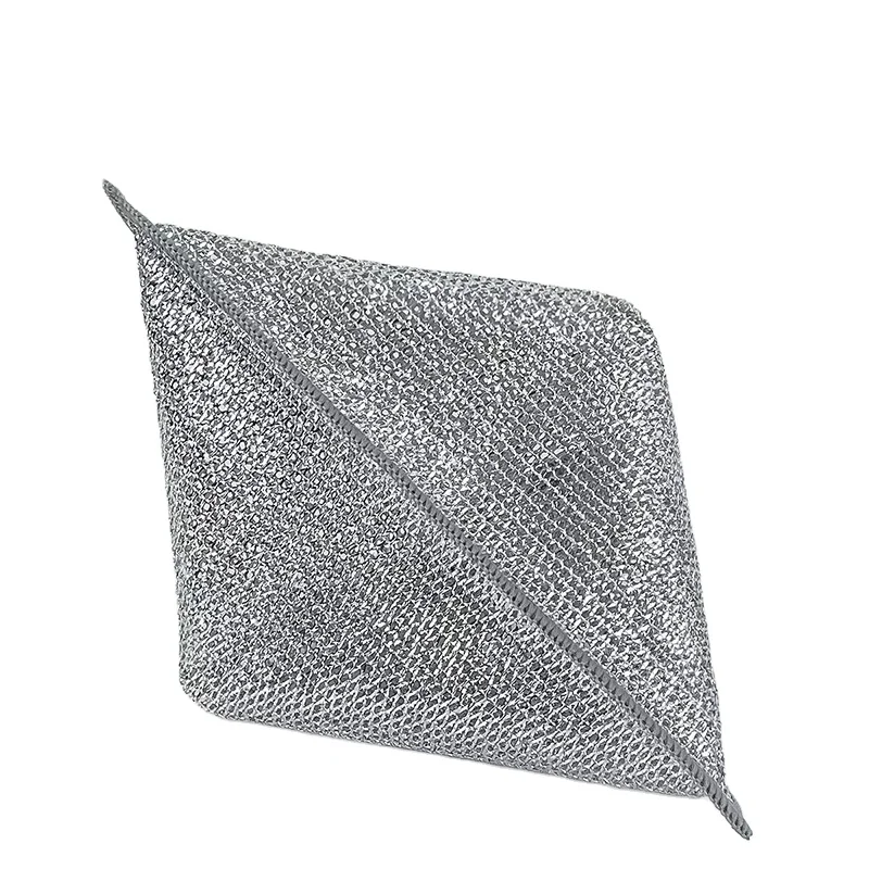 Dishwashing Kitchen Steel Ball Brush Pot Cloth Wear-resistant Instead Cleaning Ball Does Rust Removal Dish Cloths