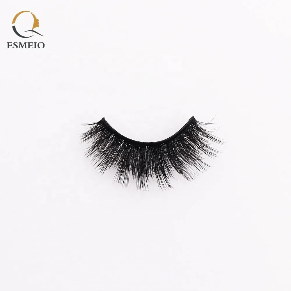 6D Wispies False Eyelashes With Custom Package Logo Best Quality Lashes Natural Length 15MM Lashes