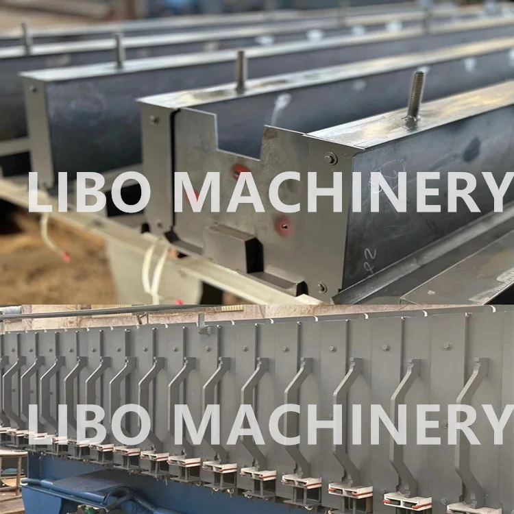 LIBO Machinery Precast Boundary Wall Mould Concrete H Shape Column Post Making Machine