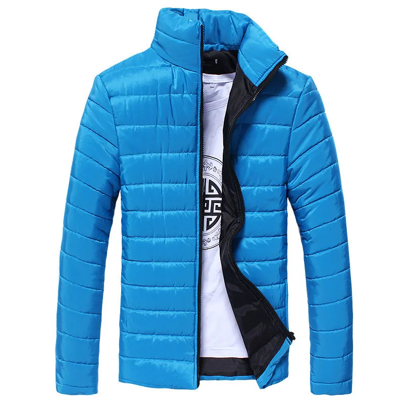 Drop Shipping Fashion Casual Thermal Male Windbreaker Down Jacket Coats Men Jacket