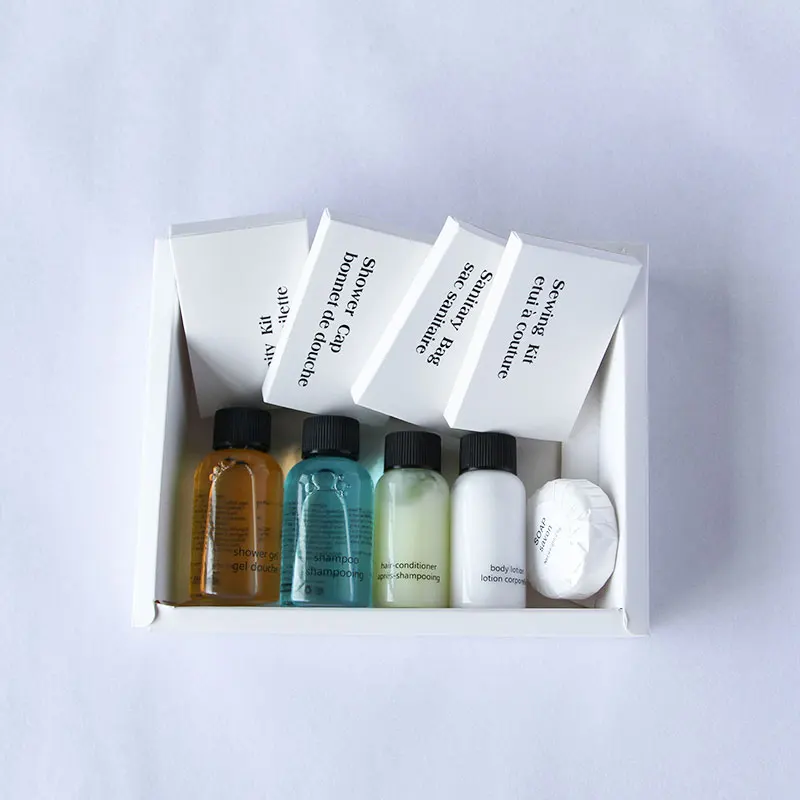 
Supplier wholesale natural and organic accessories 3 star 5 star luxury hotel bathroom disposable amenities set 
