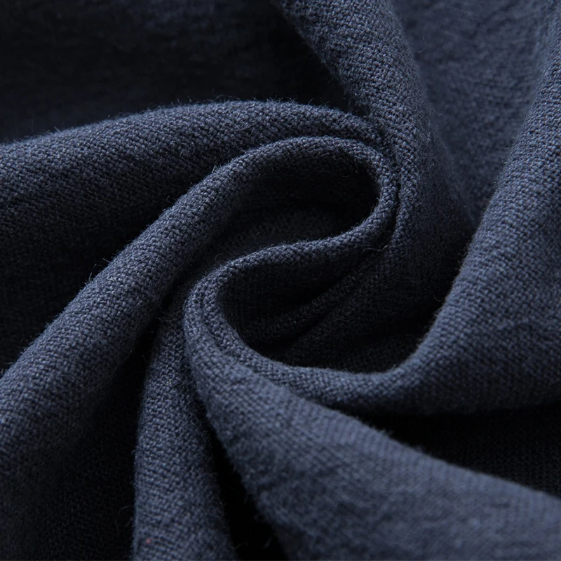 Hot Sale Wholesale Ensure Proper Quality Shirt Breathable Soft Linen Fabric Cotton