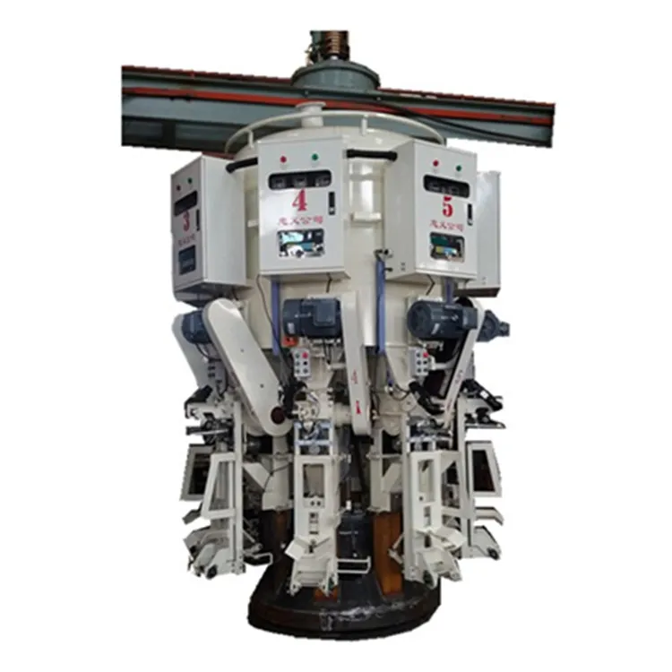 Valve Mouth Rotary Cement Filler Sand Packing Machine Powder Filling Bagging Equipment Cement Packaging Machine