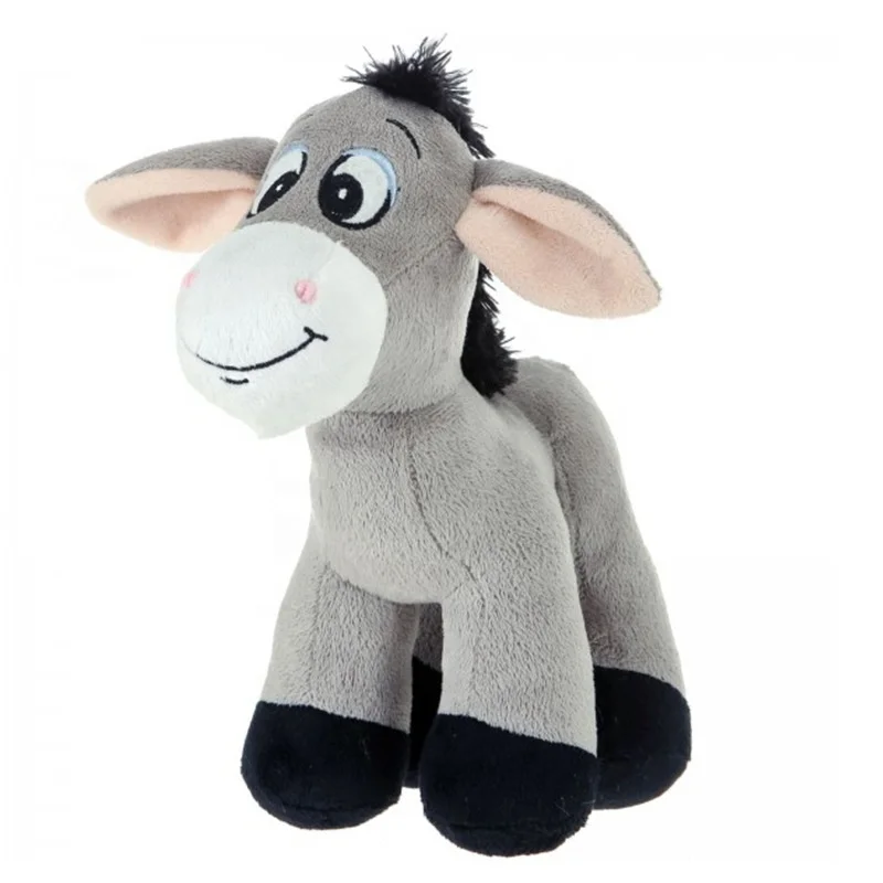 2023  NEW design hot sale Custom Embroidered Toy  Plush Donkey soft stuffed animal toys