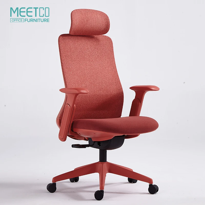 Modern high back mesh lumbar support adjustable headrest ergonomic swivel office executive chair wholesale