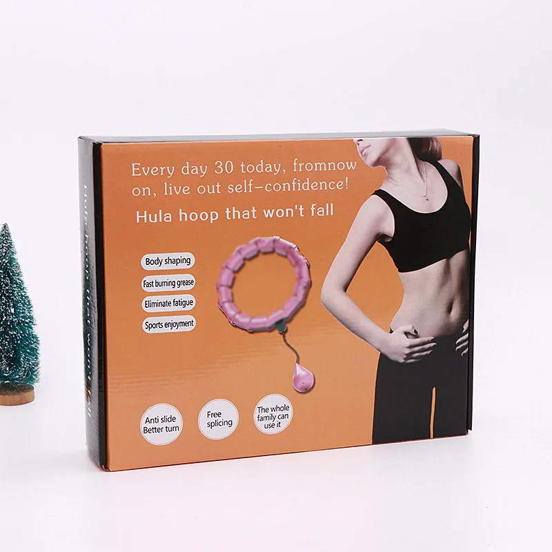 Smart fitness weighted hula ring