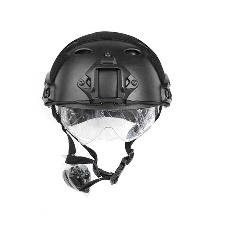 Lightweight Tactical Protective Safety FAST PJ HELMET with Protective visor for Outdoor helmet