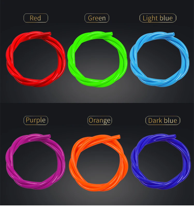 High Quality Transparent Colorful Fuel Pipe Gasoline Pipe Motorcycle Parts Modified High Temperature Resistance Rubber Hose