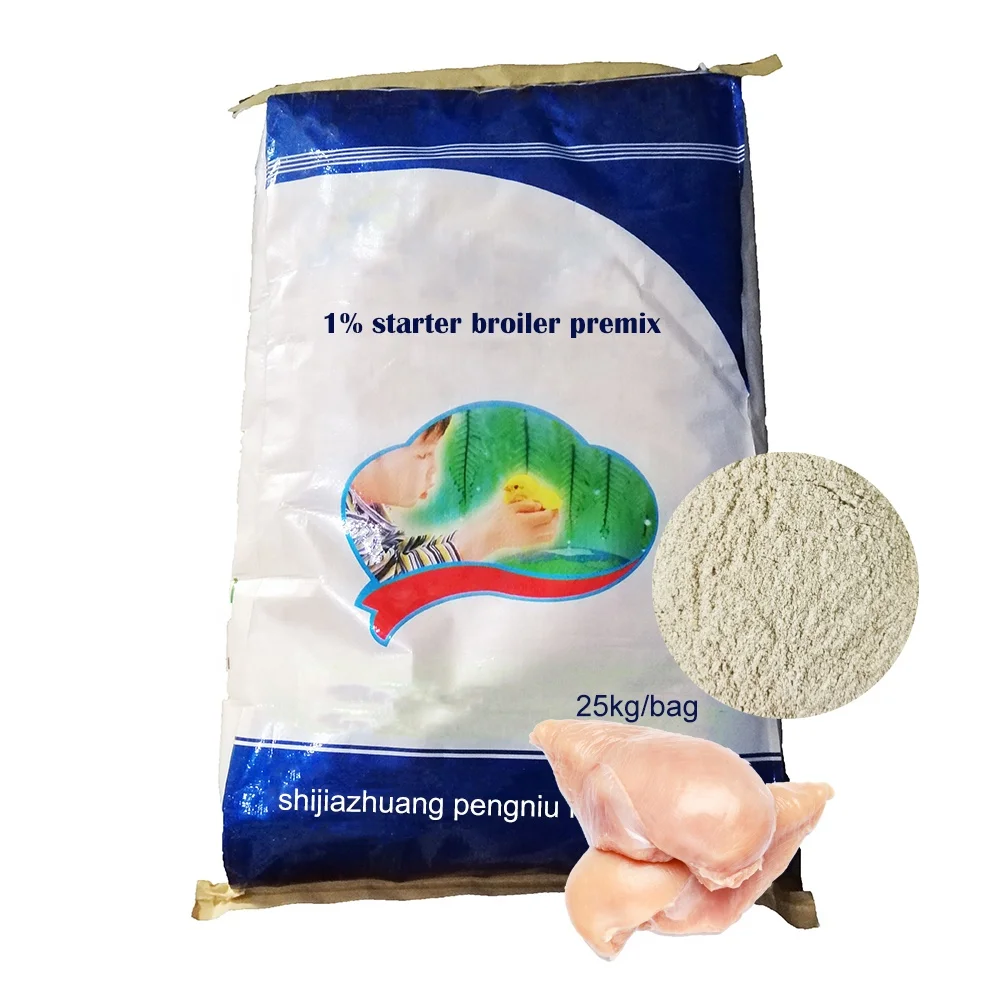 grow and gain weight quickly Concentrated premix for broiler chickens