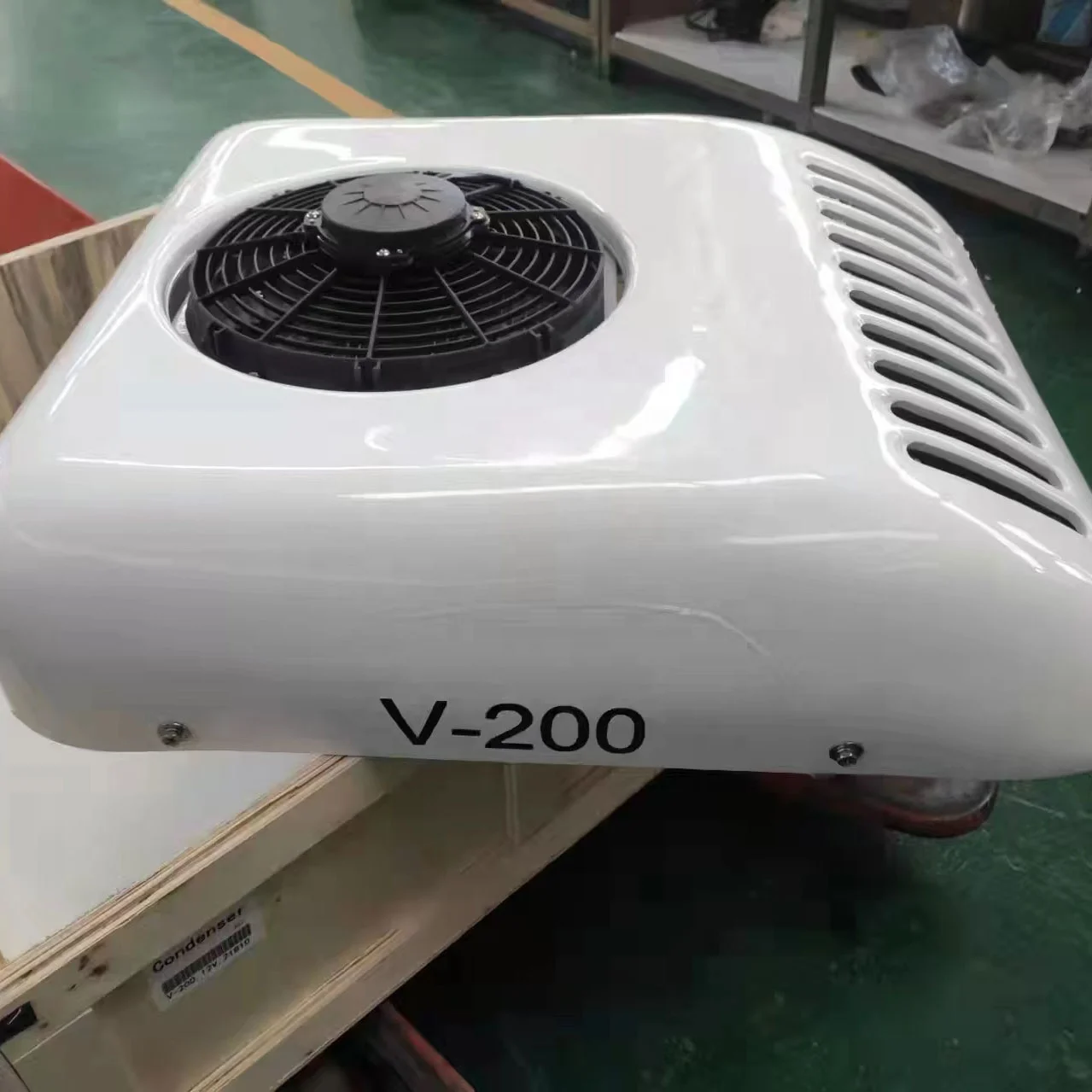 Kingclima V-200 van reefer unit 12v 24v direct engine drive van refrigeration units with optional backup function