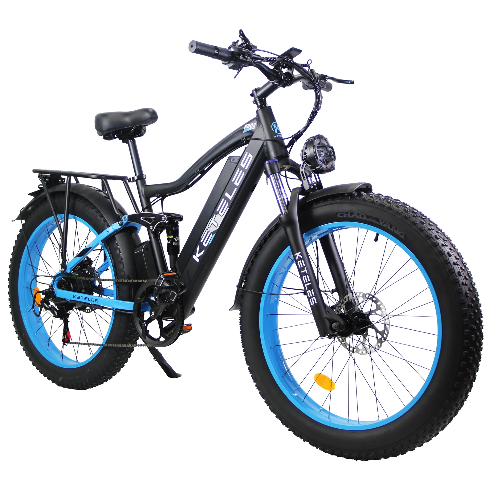 KETELES 2024 New Arrival 10.4ah K802 Electric Bicycle Manufacturer Hydraulic Disc Brake 1000w Electric Bike With Shock Absorber