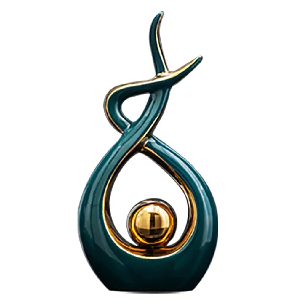 Home Decor Modern Abstract Art Resin Statue Table Decorations for Dining Room Living Room Office