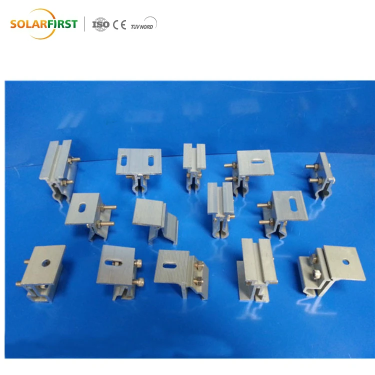 Pv солнечная Монтажная система стоячий шов кровельный зажим