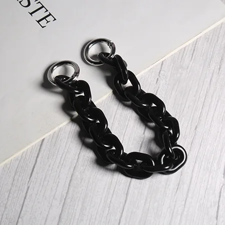 Colorful Summer Chunky Link Bracelets Resin Link Bracelet Thick Acrylic Paperclip Chain Bracelet Beach Jewelry