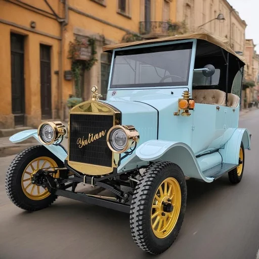 Yatian Manufacturer Historycal leisure antique design electric car import vintage cars