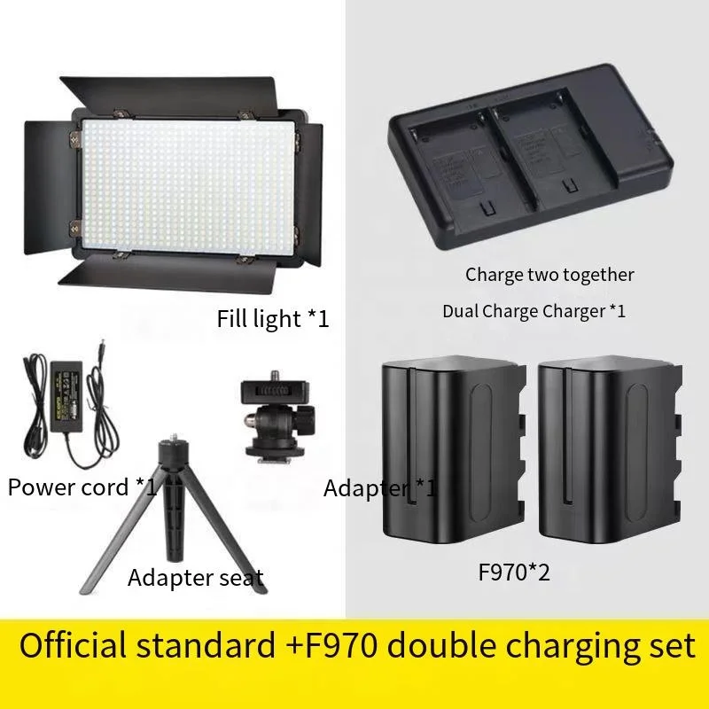 Factory LED600/800 Lighting Kit Panel Replaceable Battery Studio Film Shooting Camera Video Led China Light Led for Studio
