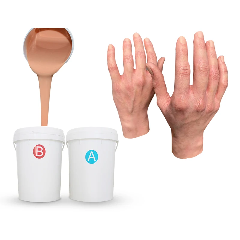 
Life casting skin silicone rubber for artificial limb casting 