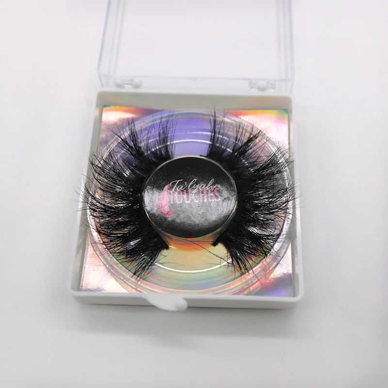 10pcs Wholesale Square False Eyelash Packaging Box Custom your Logo Fake 3d Mink eyelashes Boxes Faux Cils lash strip Case Empty