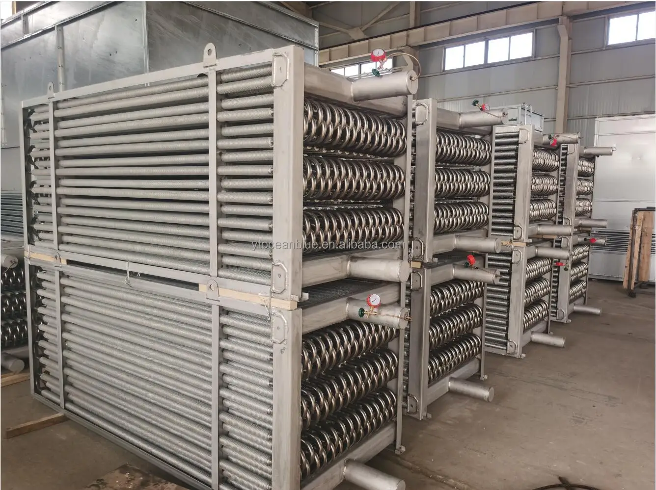 Hotdip galvanized  condendser coil cooling tower coil heat exchange coil China manufacturer