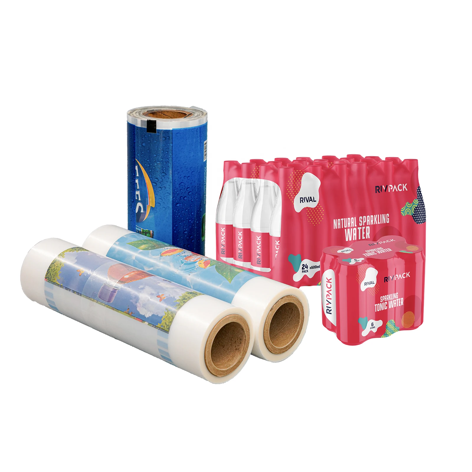 Plastic Clear Transparent LDPE Heat Shrink Film Roll for Bottle Packaging Heat Shrink Wrap