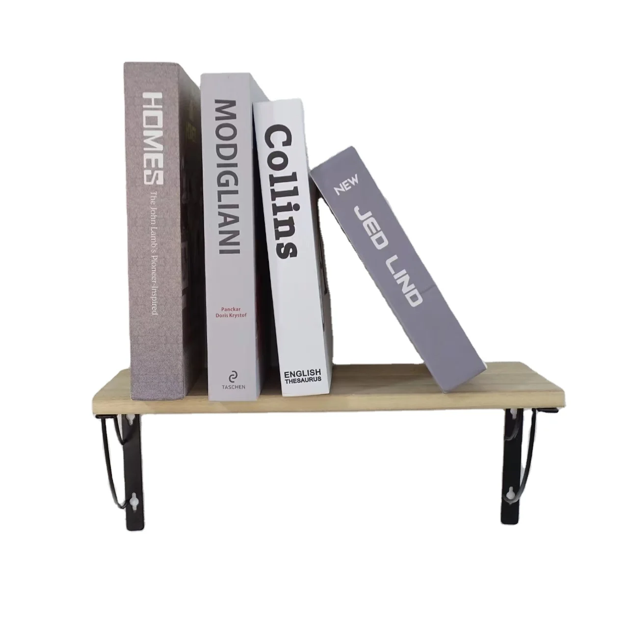 Livingroom Wood Hanging Picture Book Shelves  Wooden Floating Wall Mounted Storage Organizer Rack Shelf