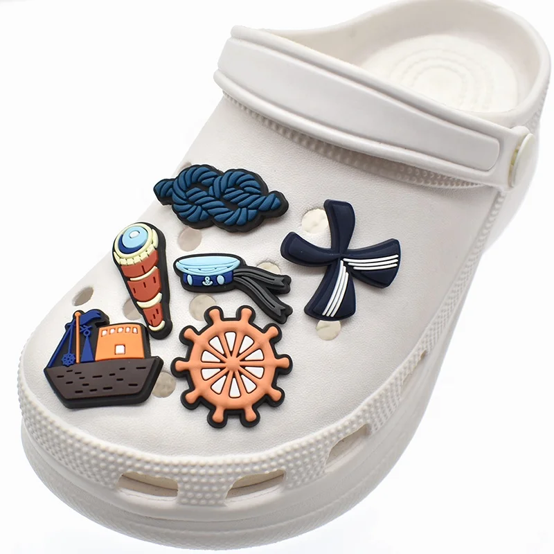 Papacharms croc cute cartoon anime  charms new clip croc shoe charms for clog