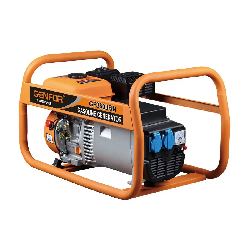 8KVA simple design single phase three phase Portable Generator Key start Gasoline generator Brush type