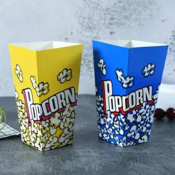 Wholesale Can Customize The Printed Pattern Of Popcorn Bucket Disposable Degradable Paper Popcorn Bucket