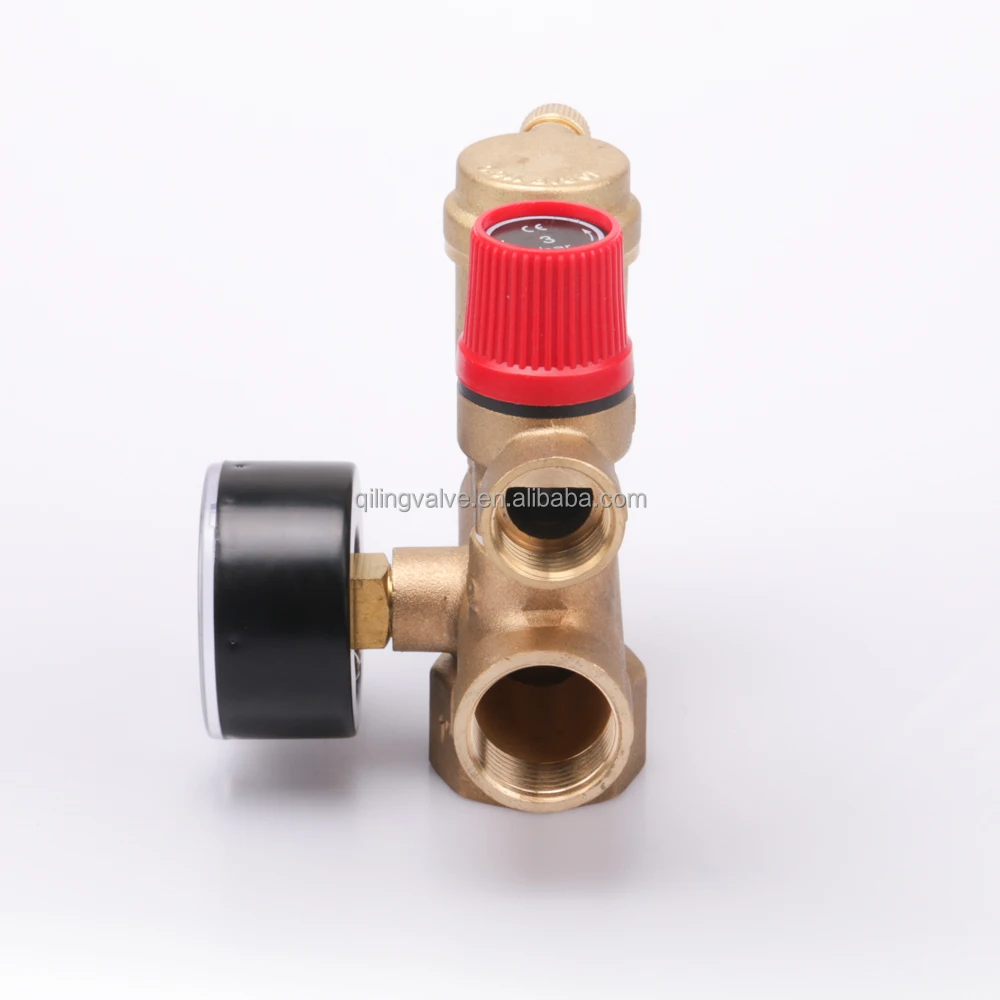 Multi-functional CE WRAS customized pressure balance gas release boiler lpg safety valve sets
