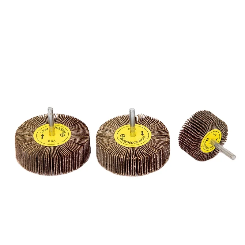 Good Price In Different Sizes Mounted Sanding Cloth Spindle Mounted Cloth Flap Wheel,Flap Wheel With Shank