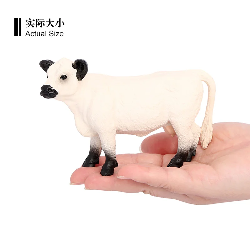 Wholesale Solid PVC Simulation Statue Model Animal Figures Texas Longhorn Cow Toys Figures Animal Figurines Toys