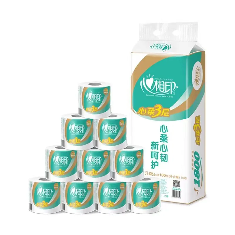 Water Soluble Toilet Paper Soft And Hygienic 3 Ply Bathroom Tissue Bamboo Toilet Paper Roll